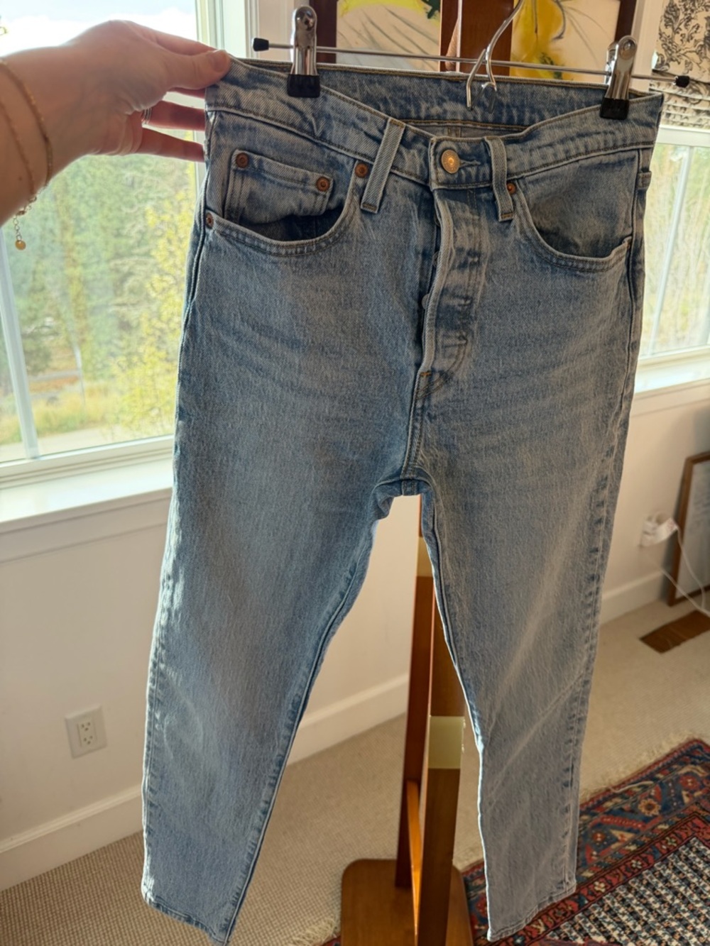 Levi's Light Blue Slim Straight Jeans